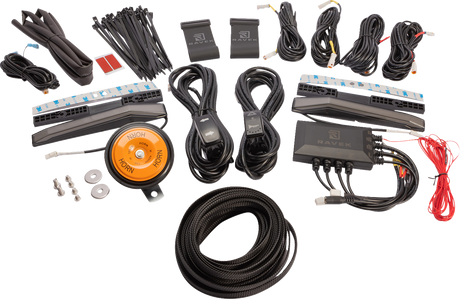 RAVEK Turn Signal Kit - White Running Light - Kawasaki Mule 67-100