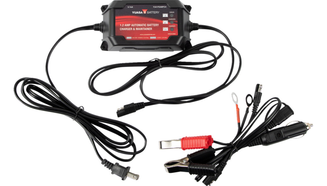 YUASA 1.2 AMP Automatic Battery Charger & Maintainer