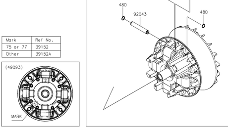 KRX1000 Primary Clutch