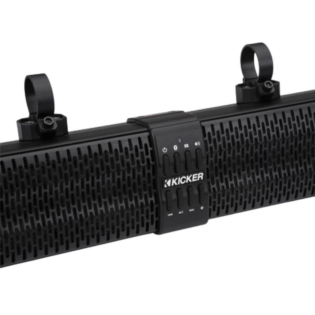 Kicker KPB2 PowerBar 35" – 10-Speaker Bluetooth All-Weather Soundbar