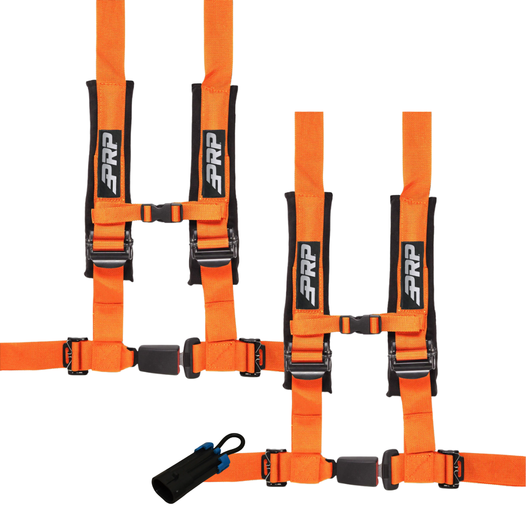 ORANGE PRP 4-point 2" Auto Latch Harness