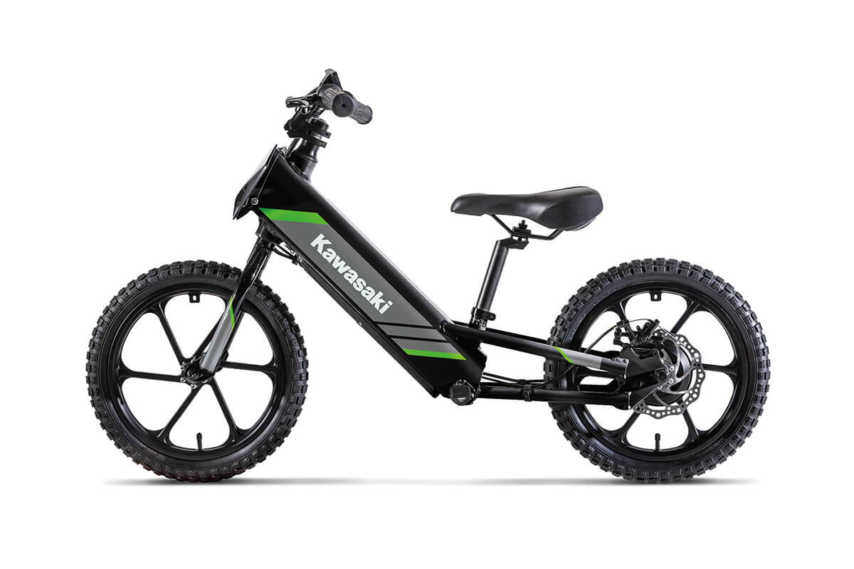 2025 Kawasaki Elektrode Electric Balance Bike Black