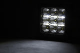 4 Inch Chrome Series LED Light Pods | Square | White DRL | Pair