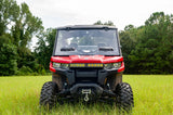 Flip-Up Vented Windshield (Scratch Resistant Polycarbonate) — Can-Am Defender