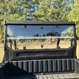 Hard Rear Folding Windshield (UV Resistant Polycarbonate) — Kawasaki Ridge