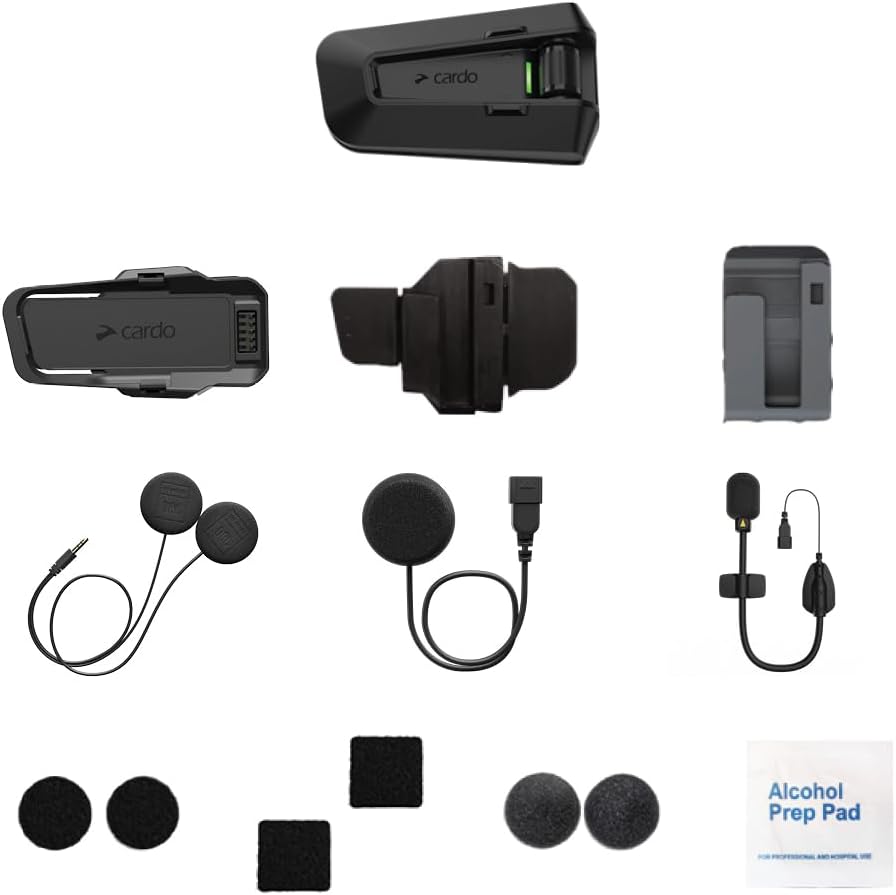 PACKTALK PRO – Smart Motorcycle Communicator with Crash Detection