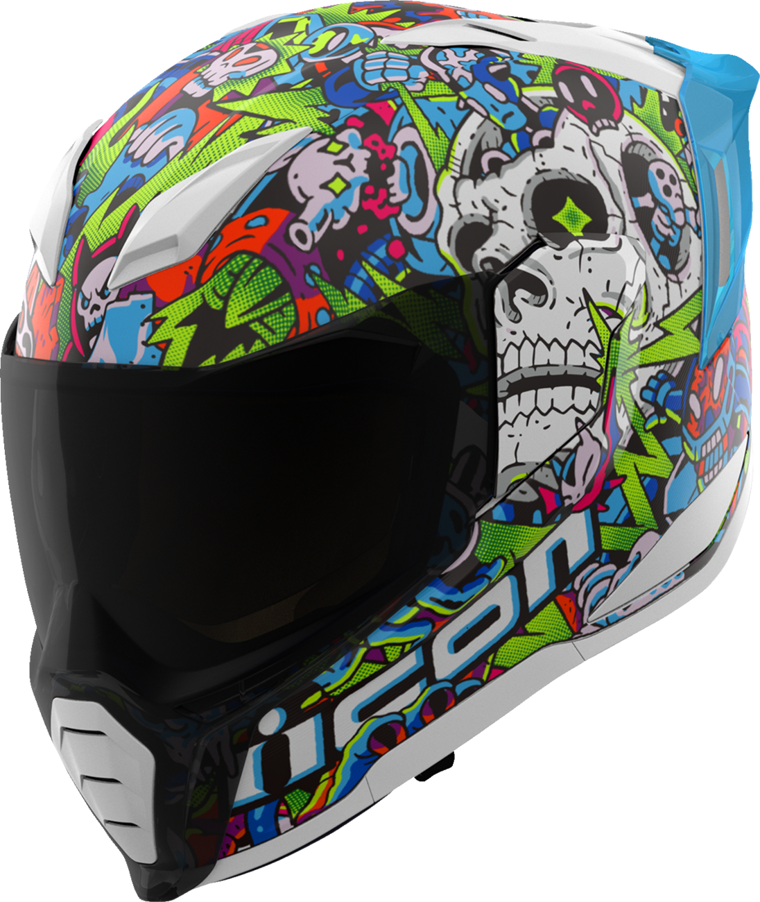 ICON Ultraflite Helmet - Doodle 3 - MIPS® - Blue - XS 0101-17972
