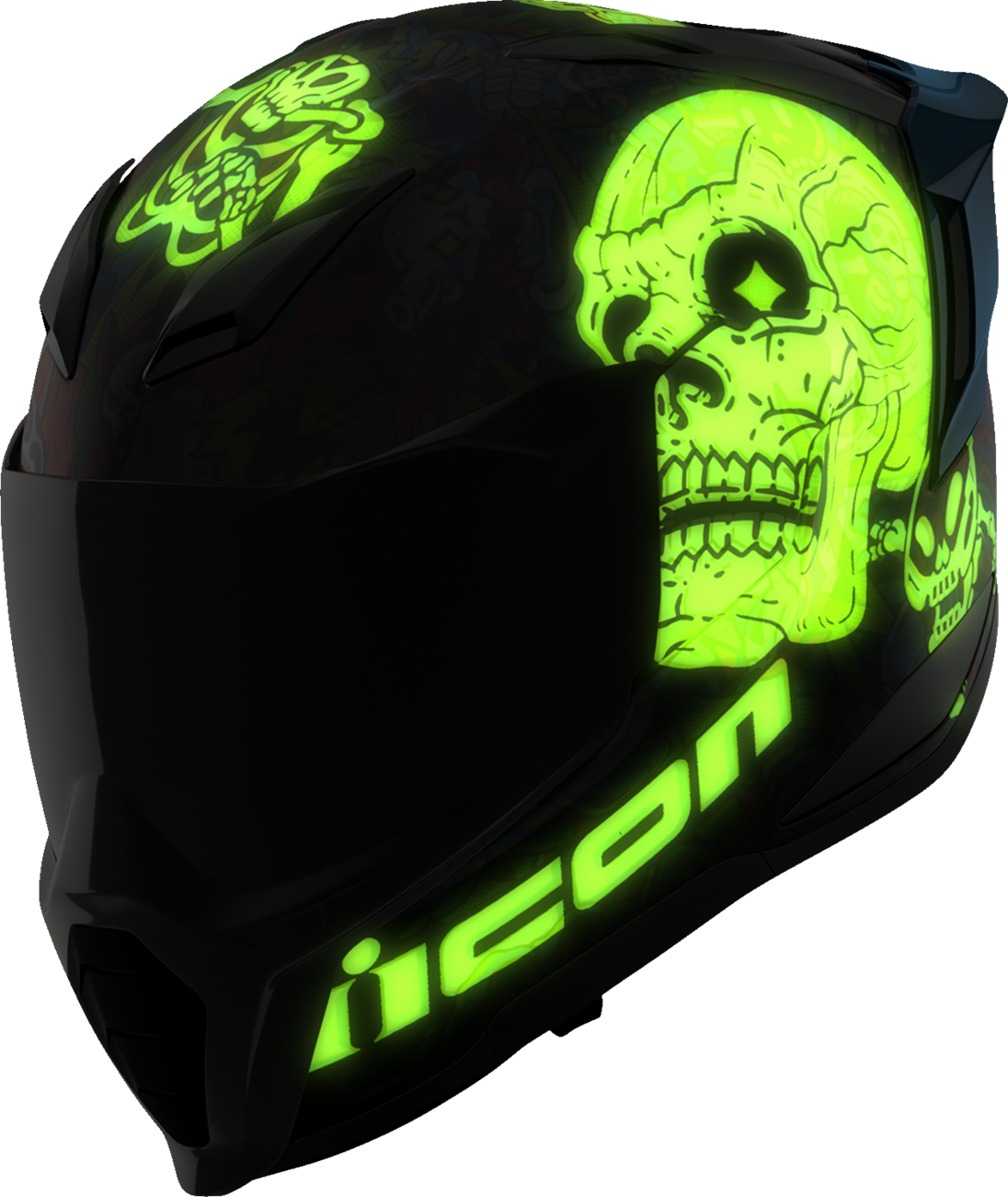 ICON Ultraflite Helmet - Doodle 3 - MIPS® - Blue - XS 0101-17972