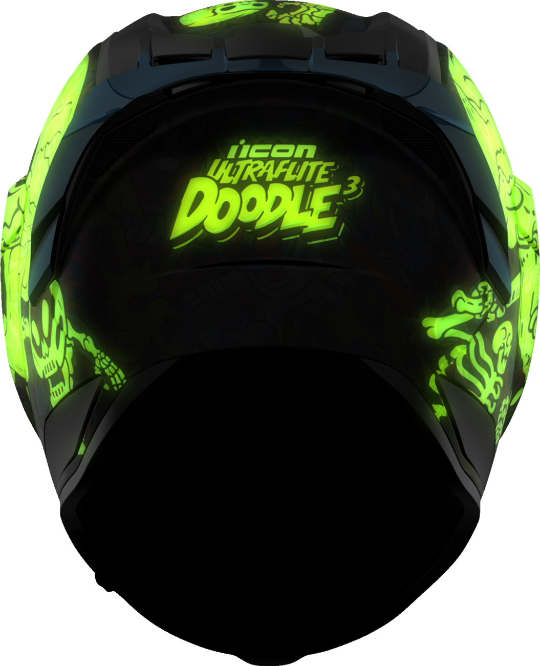 ICON Ultraflite Helmet - Doodle 3 - MIPS® - Blue - XS 0101-17972