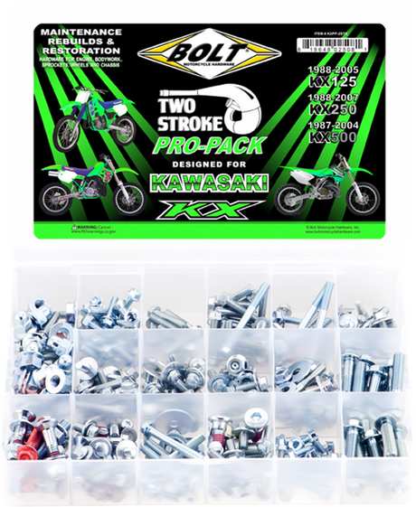 BOLT Hardware - Pro Pack - Kawasaki KX125/250/500 KXPP-2STK