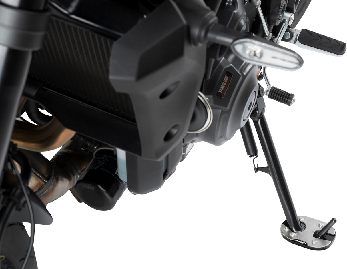 PUIG HI-TECH PARTS Kickstand Pad Extension - Yamaha - MT/XSR/YZ 20183N