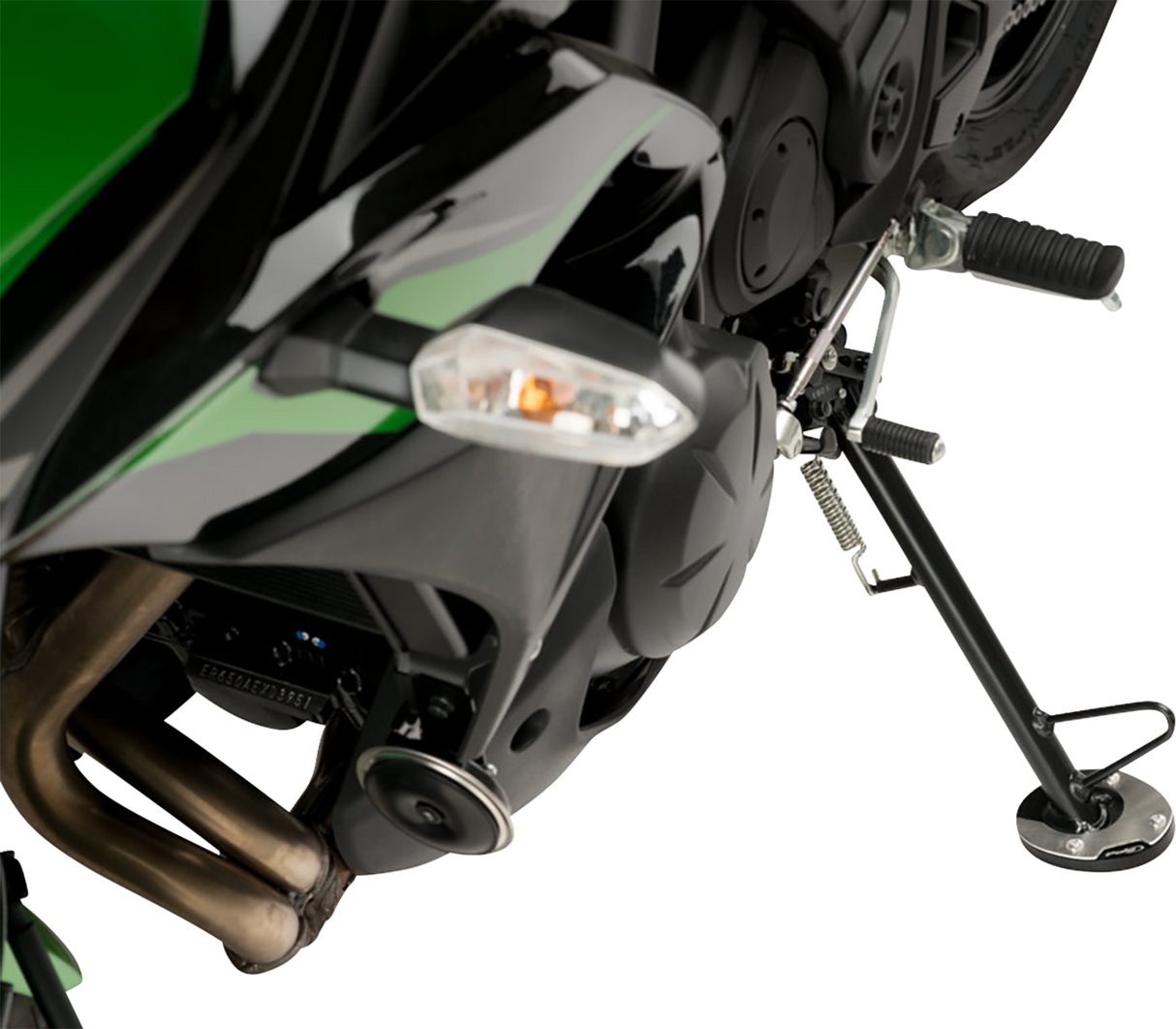 PUIG HI-TECH PARTS Kickstand Pad Extension - Kawasaki - Ninja/Versys 20196N