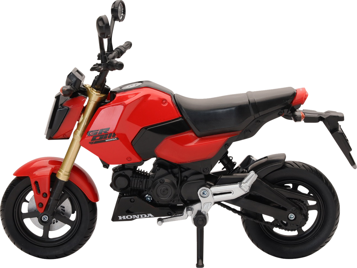 NEW RAY TOYS Honda Grom - 1:12 Scale - Red 58503A