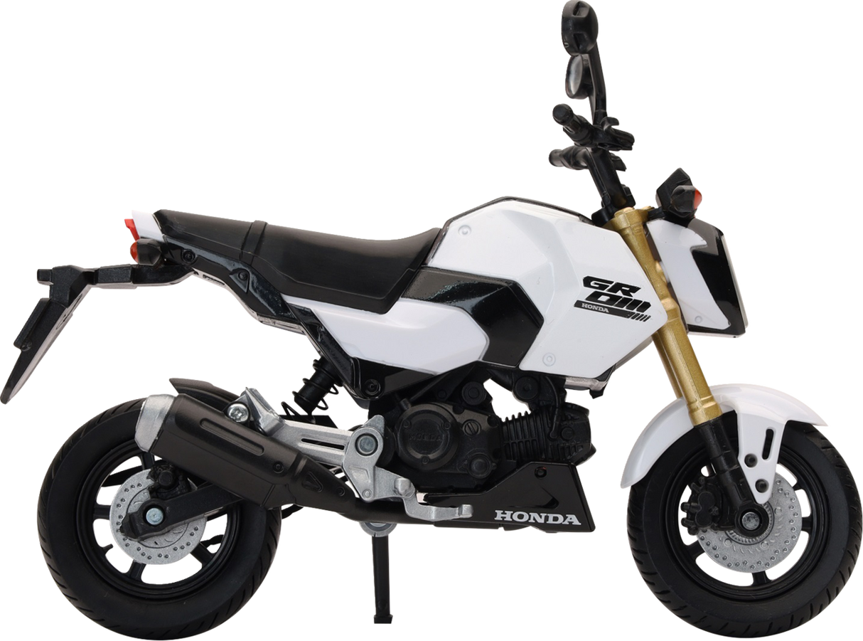 NEW RAY TOYS Honda Grom - 1:12 Scale - White 58503B