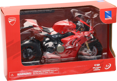 NEW RAY TOYS Ducati Panigale V4 S - 1:12 Scale - Red 58253