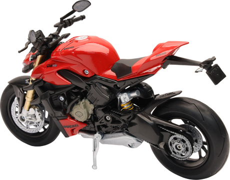 NEW RAY TOYS Ducati Streetfighter V4 - 1:12 Scale - Black/Red 58273