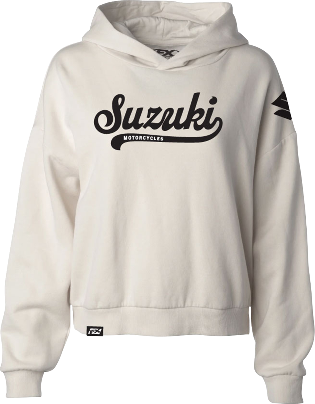FACTORY EFFEX Women's Suzuki Scripty Hoodie - Bone - Large 29-88404