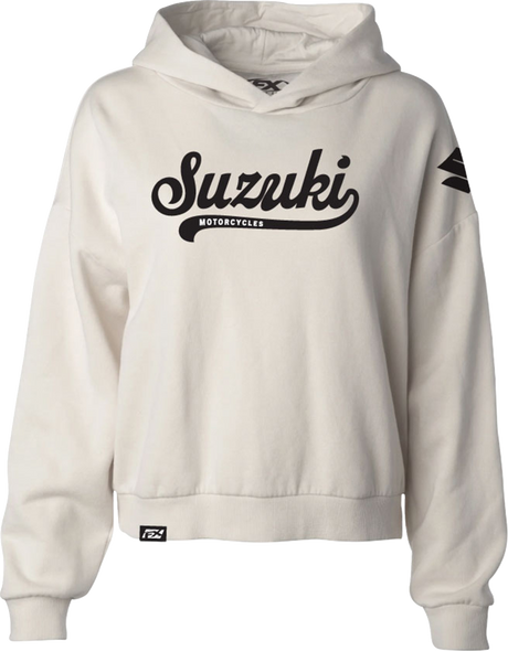 FACTORY EFFEX Women's Suzuki Scripty Hoodie - Bone - Large 29-88404