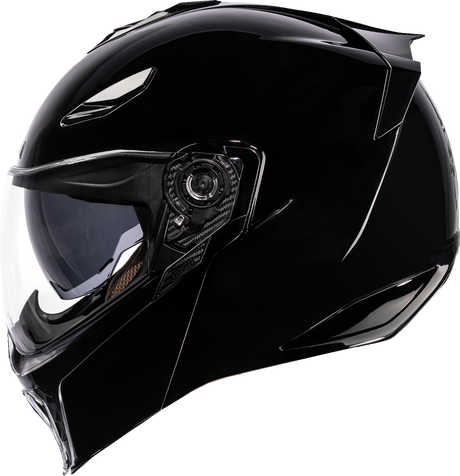 ICON Threshold™ Modular Helmet - Solid - Gloss Black - Large 0100-2814