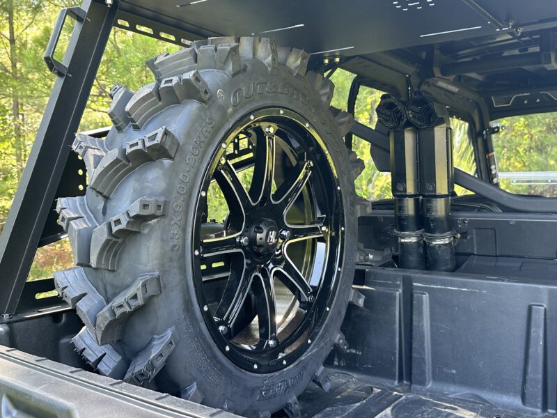 Seizmik Bed Rack Spare Tire Holder – Polaris Ranger | Can-Am Defender