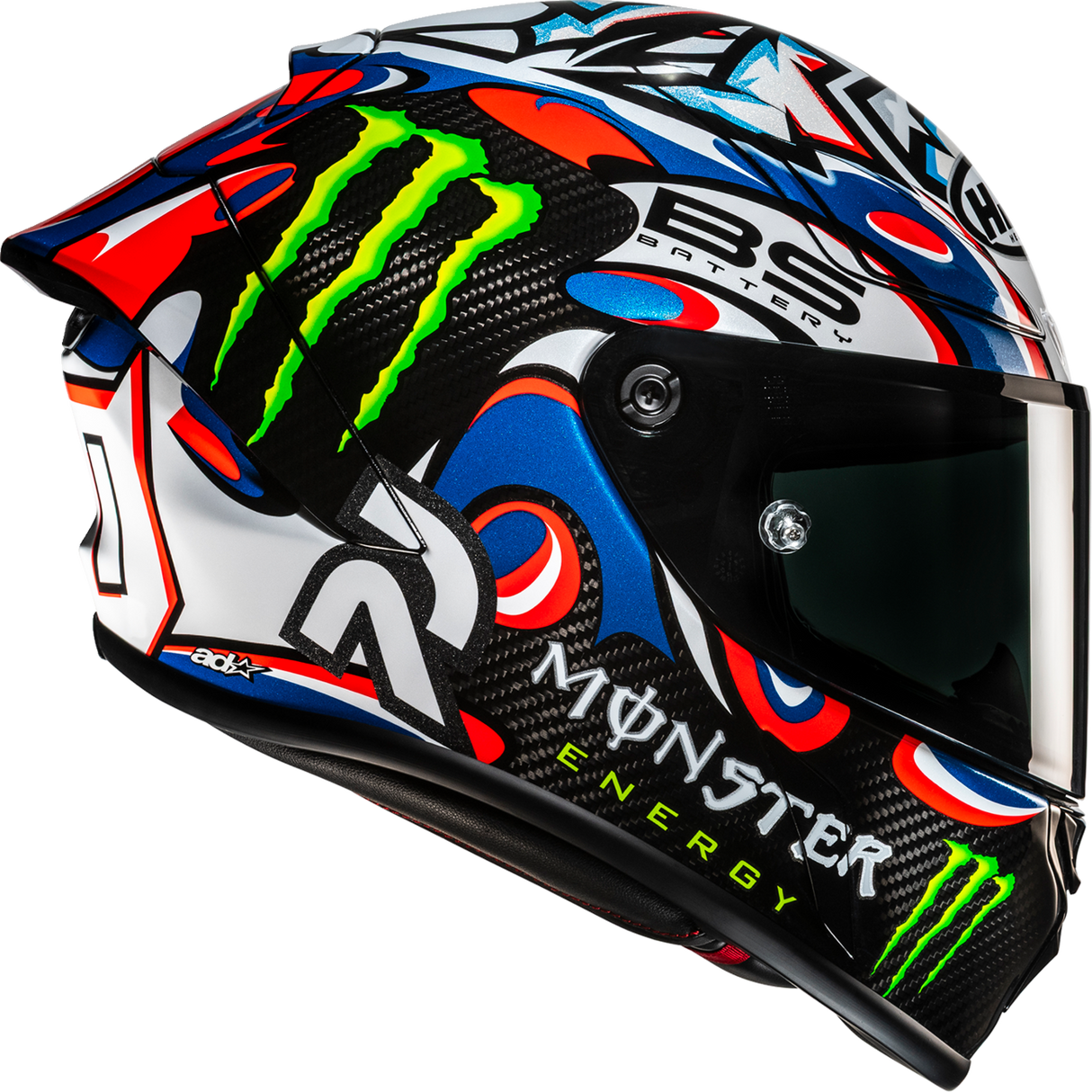 HJC RPHA 1N V2 Carbon Helmet - Quartararo Le Mans III - MC21 - XL FB27NUS7221V