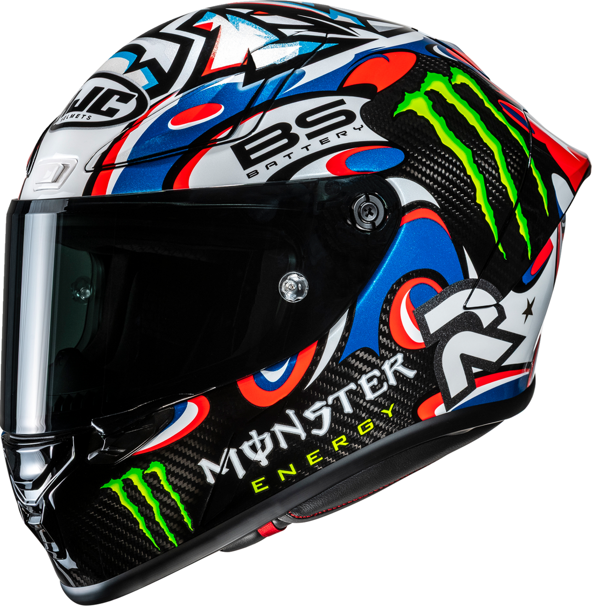 HJC RPHA 1N V2 Carbon Helmet - Quartararo Le Mans III - MC21 - Medium FB27NUS5221V