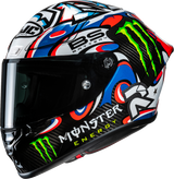 HJC RPHA 1N V2 Carbon Helmet - Quartararo Le Mans III - MC21 - Medium FB27NUS5221V