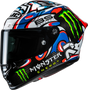 HJC RPHA 1N V2 Carbon Helmet - Quartararo Le Mans III - MC21 - Medium FB27NUS5221V