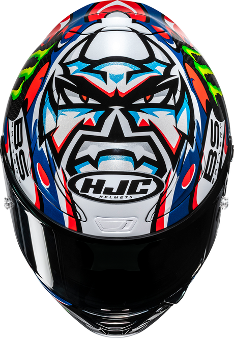 HJC RPHA 1N V2 Carbon Helmet - Quartararo Le Mans III - MC21 - 2XL FB27NUS8221V