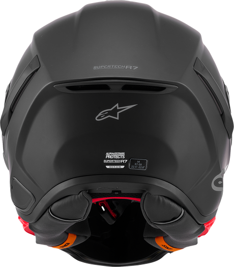 ALPINESTARS Supertech R7 Helmet - 22.06 - Solid - Matte Black - Small 8202126-110-S