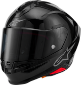 ALPINESTARS Supertech R7 Helmet - 22.06 - Solid - Gloss Black - XS 8202126-1180-XS