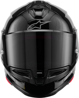 ALPINESTARS Supertech R7 Helmet - 22.06 - Solid - Gloss Black - XS 8202126-1180-XS