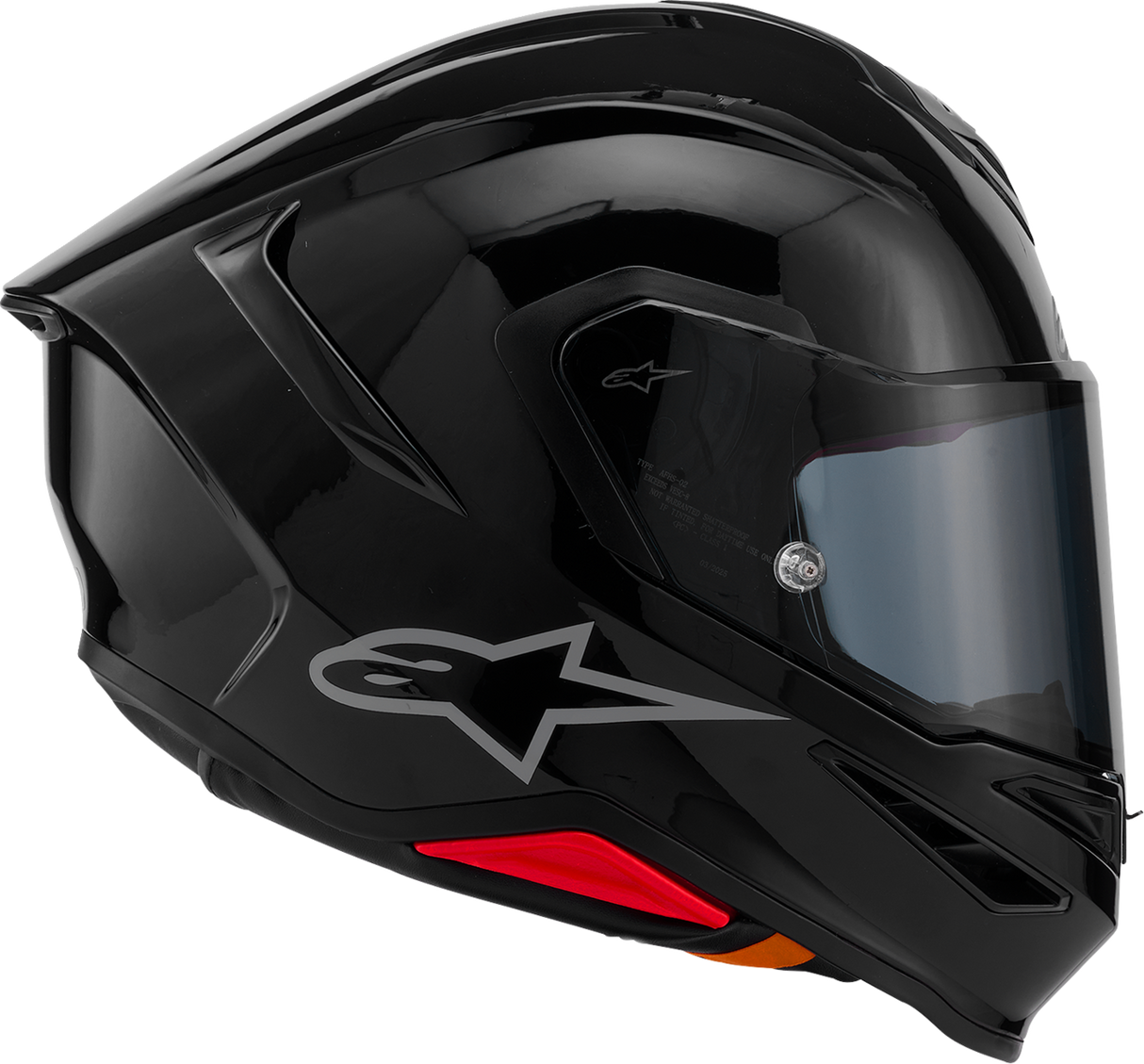 ALPINESTARS Supertech R7 Helmet - 22.06 - Solid - Gloss Black - XS 8202126-1180-XS