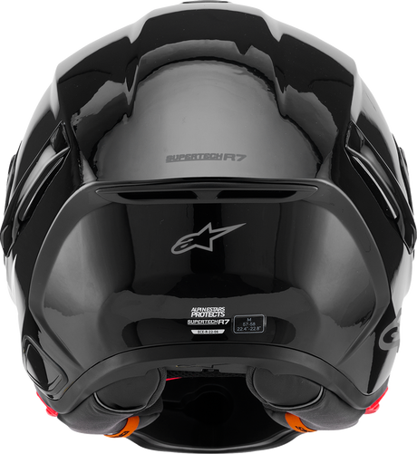 ALPINESTARS Supertech R7 Helmet - 22.06 - Solid - Gloss Black - XS 8202126-1180-XS