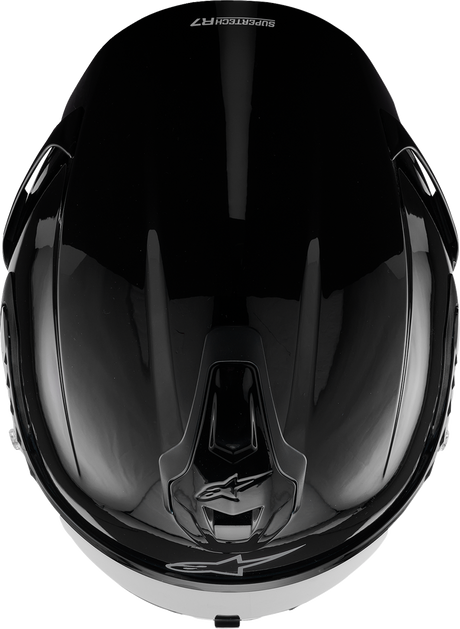 ALPINESTARS Supertech R7 Helmet - 22.06 - Solid - Gloss Black - XS 8202126-1180-XS