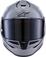 ALPINESTARS Supertech R7 Helmet - 22.06 - Solid - Gloss Gray - Medium 8202126-1635-M