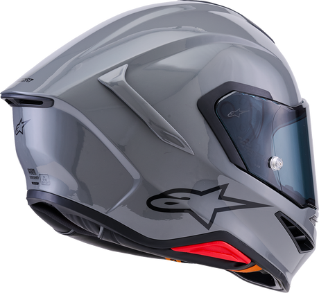 ALPINESTARS Supertech R7 Helmet - 22.06 - Solid - Gloss Gray - Medium 8202126-1635-M