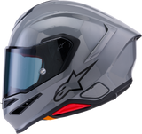ALPINESTARS Supertech R7 Helmet - 22.06 - Solid - Gloss Gray - Medium 8202126-1635-M