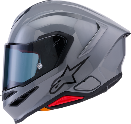 ALPINESTARS Supertech R7 Helmet - 22.06 - Solid - Gloss Gray - Medium 8202126-1635-M