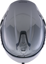 ALPINESTARS Supertech R7 Helmet - 22.06 - Solid - Gloss Gray - Medium 8202126-1635-M