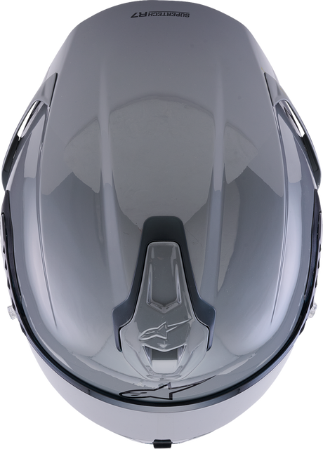 ALPINESTARS Supertech R7 Helmet - 22.06 - Solid - Gloss Gray - Medium 8202126-1635-M