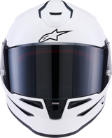 ALPINESTARS Supertech R7 Helmet - 22.06 - Solid - Gloss White - Small 8202126-2180-S