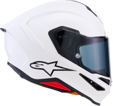 ALPINESTARS Supertech R7 Helmet - 22.06 - Solid - Gloss White - Small 8202126-2180-S