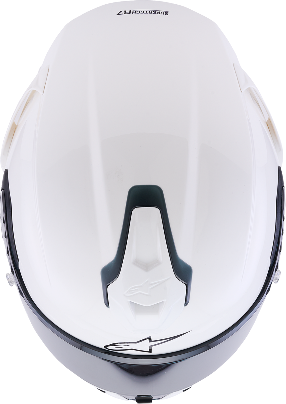 ALPINESTARS Supertech R7 Helmet - 22.06 - Solid - Gloss White - Small 8202126-2180-S