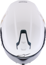 ALPINESTARS Supertech R7 Helmet - 22.06 - Solid - Gloss White - Small 8202126-2180-S