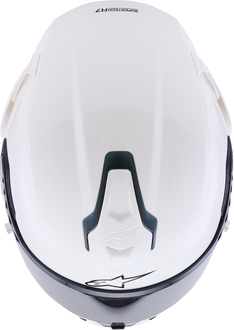 ALPINESTARS Supertech R7 Helmet - 22.06 - Solid - Gloss White - Small 8202126-2180-S