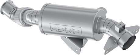 Single Slip On Turbo Back W/ 3" Perf. Muff W/ Cat. Conv.