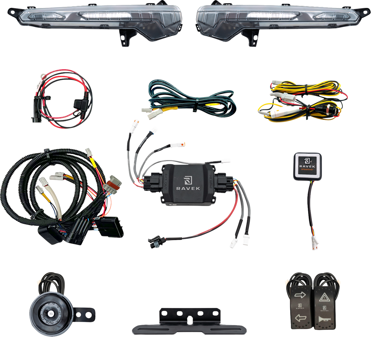RAVEK Turn Signal Kit - Signature - Gen3 Speakeasy™ - Can-am Defender HD11 - Rockers 65-2019SR