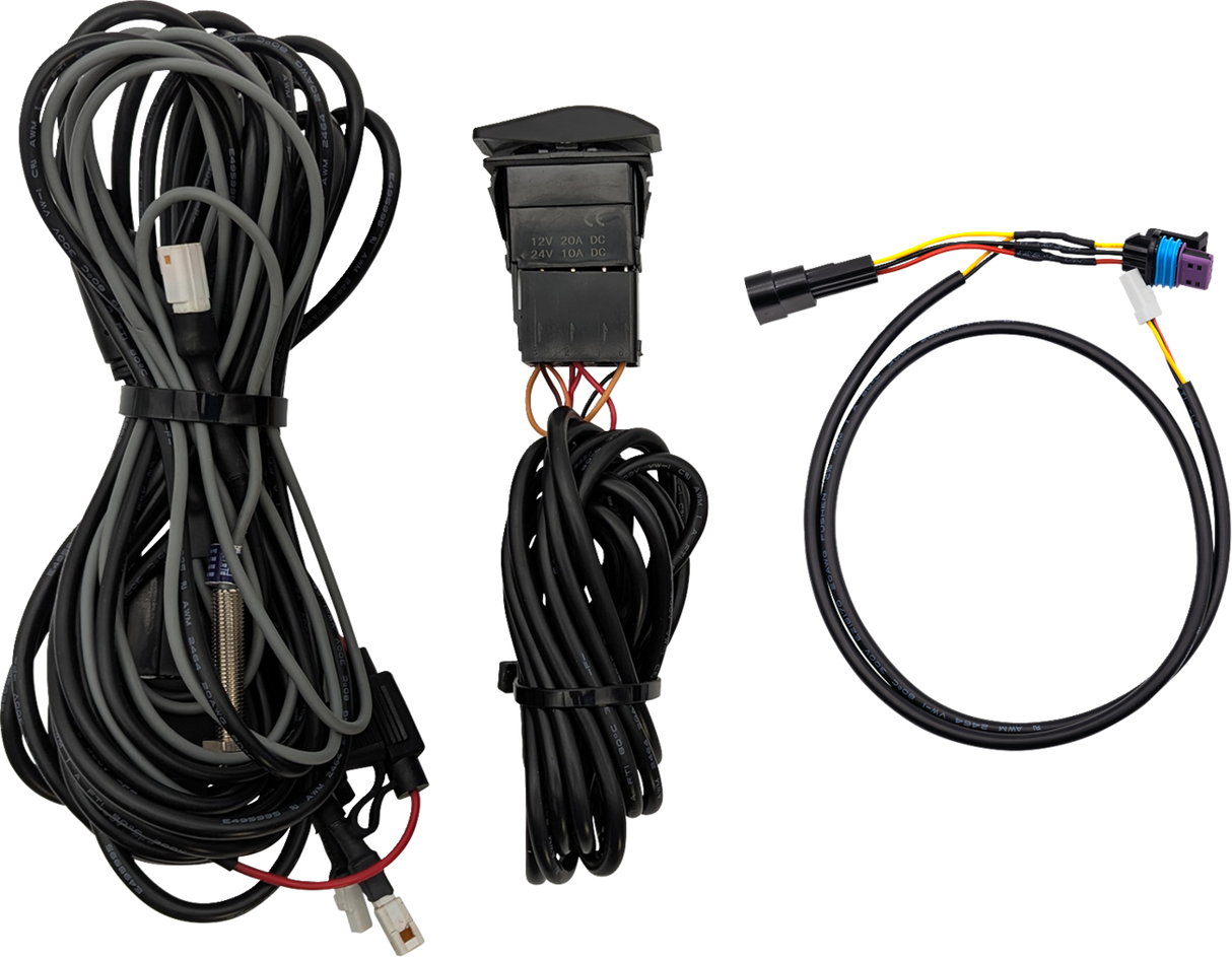 RAVEK Wiring Kit with Rocker Switch - Dome Light Hi-Jack - Polaris Ranger Northstar 64-1030