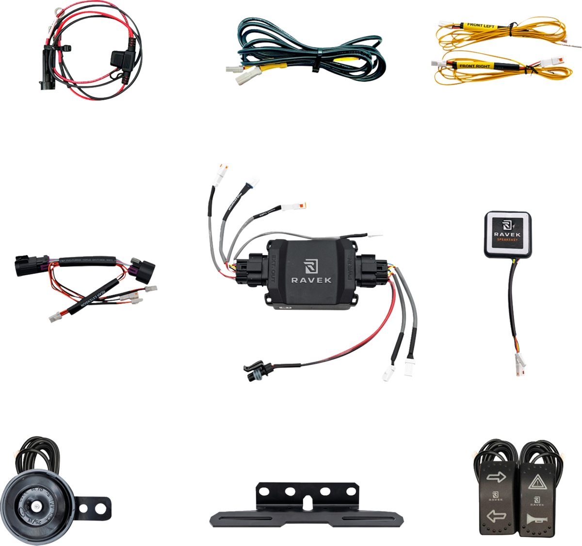RAVEK Turn Signal Kit - Gen3 Speakeasy™ - CFMOTO U10 - Rockers 68-1000SR